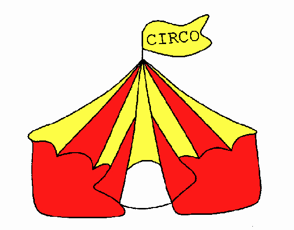 Dessin De Cirque Colorie Par Membre Non Inscrit Le 28 De Avril De 2015 intérieur Dessin D Un Chapiteau De Cirque