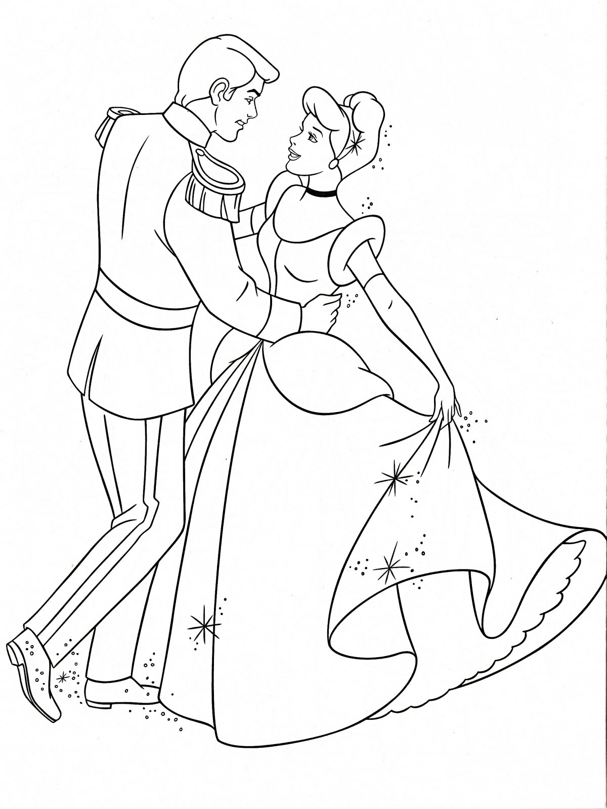 Dessin De Coloriage Cendrillon À Imprimer - Cp06254 dedans Dessin Cendrillon A Imprimer Gratuit