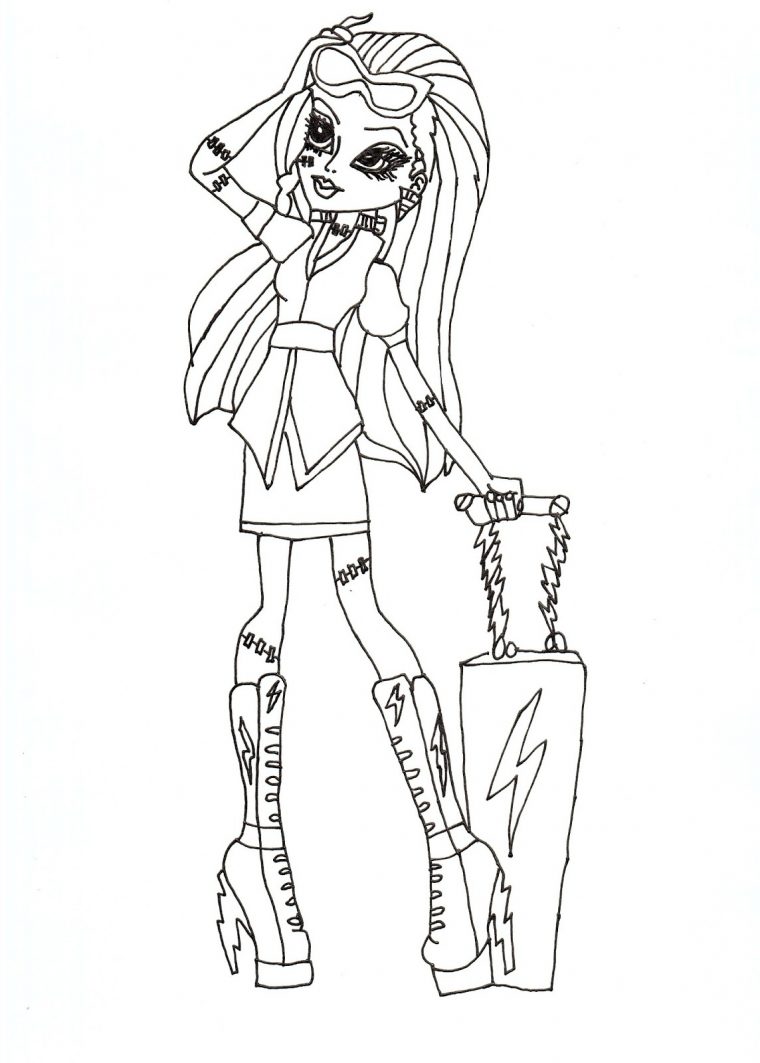 Dessin De Coloriage Monster High À Imprimer – Cp18360 encequiconcerne Dessin À Colorier Monster High