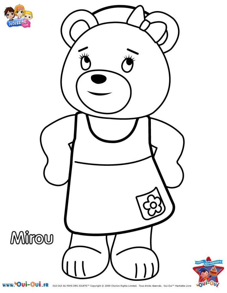 Dessin De Coloriage Oui Oui  30000 ++ Collections De Pages À Colorier encequiconcerne Dessin Animé Gratuit Oui Oui