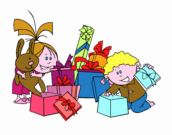 Dessin De Enfants Et Cadeaux Colorie Par Membre Non Inscrit Le 17 De dedans Dessin De Cadeaux 