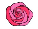 Dessin De Fleur De Rose Colorie Par Lilymelody Le 16 De Octobre De 2014 serapportantà Fleur Rose Dessin