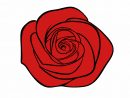 Dessin De Fleur De Rose Colorie Par Membre Non Inscrit Le 31 De Juillet à Fleur Rose Dessin