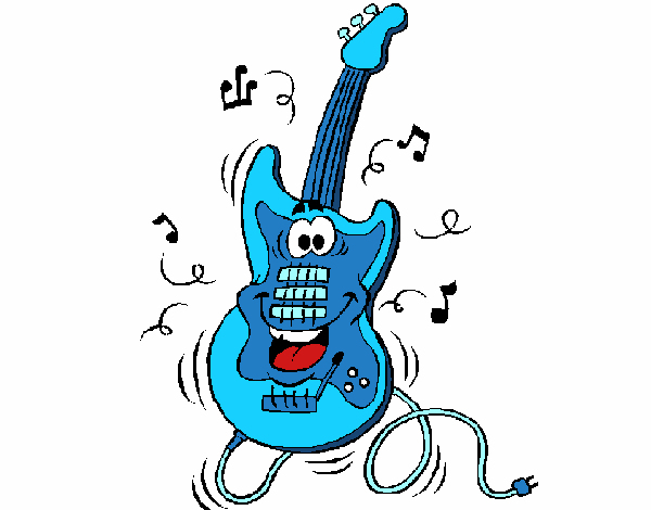 Dessin De Guitare Électrique Colorie Par Membre Non Inscrit Le 12 De destiné Dessin Guitare Électrique