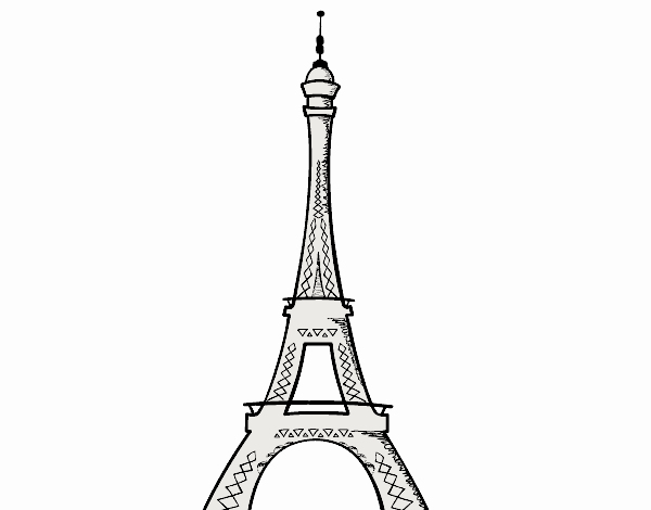 Dessin De La Tour Eiffel Colorie Par Membre Non Inscrit Le 14 De concernant La Tour Eiffel A Colorier