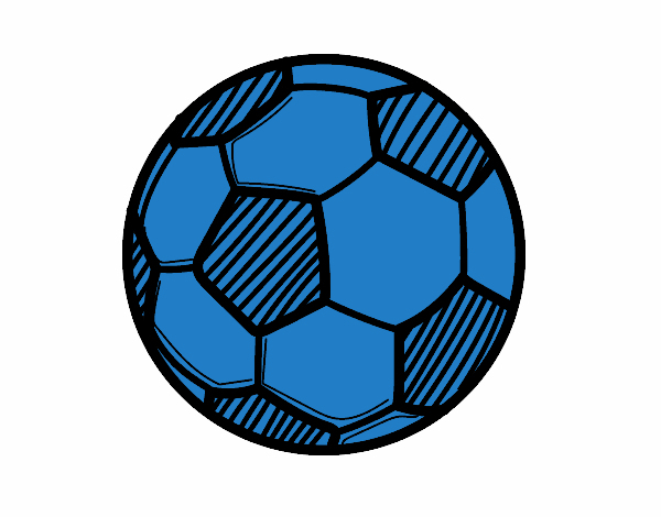 Dessin De Le Ballon De Football Colorie Par Membre Non Inscrit Le 15 De à Coloriage Ballon Foot 