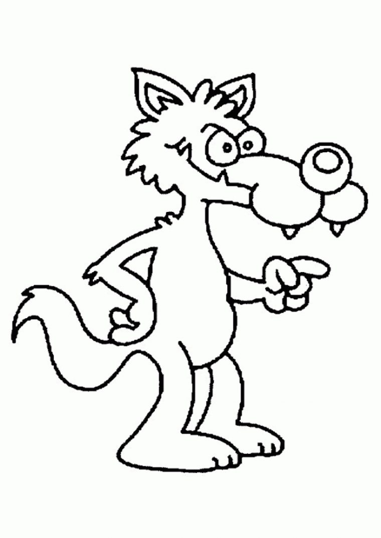 Dessin De Loup Mechant : Dessins Gratuits A Colorier Coloriage Loup A avec Coloriage De Loup