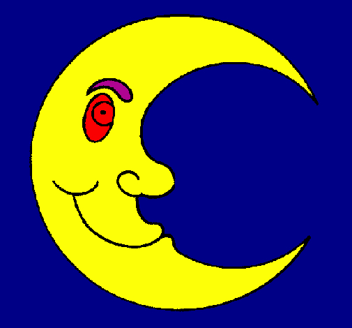 Dessin De Lune Colorie Par Membre Non Inscrit Le 05 De Juin De 2011 À destiné Dessin De Lune 