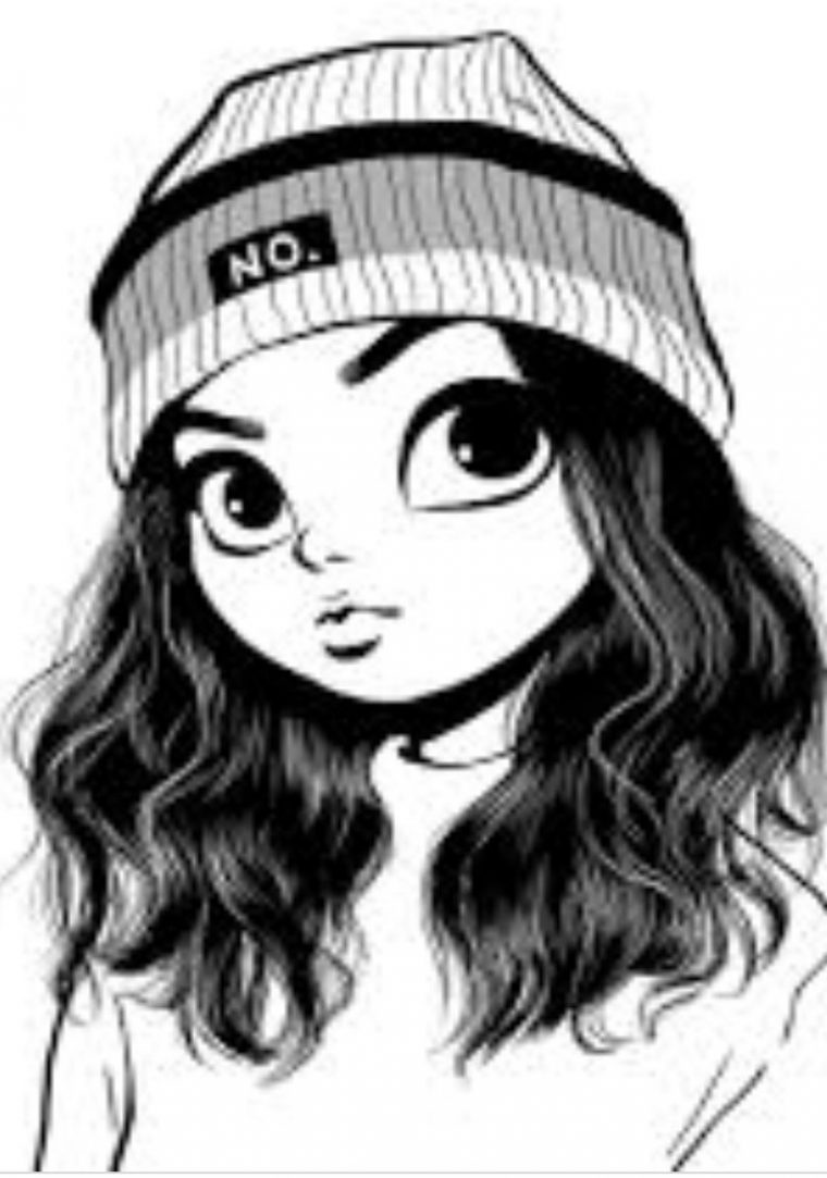 Dessin De Manga Fille Swag – Fille De Swag Hip-Hop — Image Vectorielle avec Dessin Swag Fille