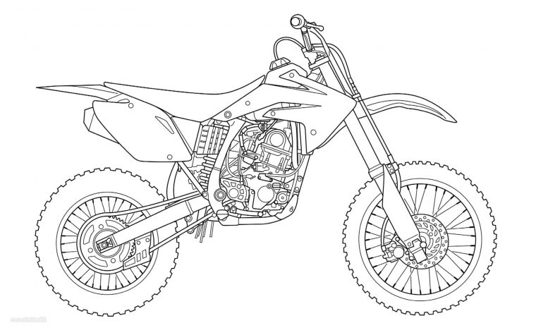 Dessin De Moto Cross A Imprimer – Bostonsalsa serapportantà Dessin De Moto