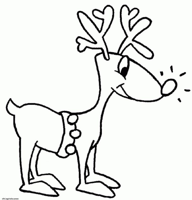 Dessin De Noel Facile Unique Photos Coloriage Noel Simple Renne Dessin à Image De Noel A Dessiner