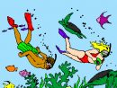 Dessin De Plongeurs Sous-Marins Colorie Par Membre Non Inscrit Le 08 De avec Dessin Plongeur