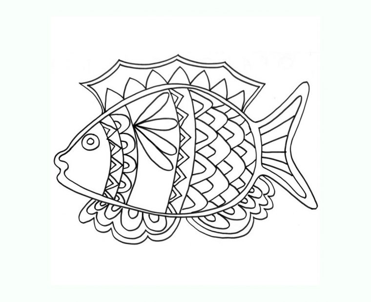 Dessin De Poissons Gratuit À Télécharger Et Colorier – Coloriage De avec Dessin De Poisson