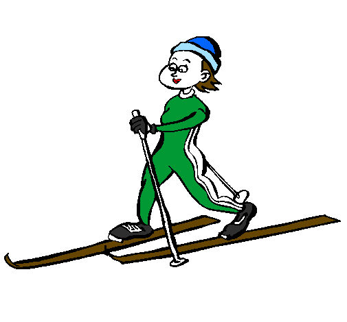 Dessin De Ski De Fond Colorie Par Membre Non Inscrit Le 13 De Février destiné Dessin Ski 