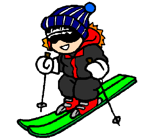 Dessin Enfant Ski  Coloriages Et Jeux De Ski dedans Ski Dessin