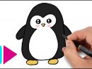 Dessin Facile À Faire - Comment Dessiner Un Pingouin Très Facilement encequiconcerne Animaux Dessin