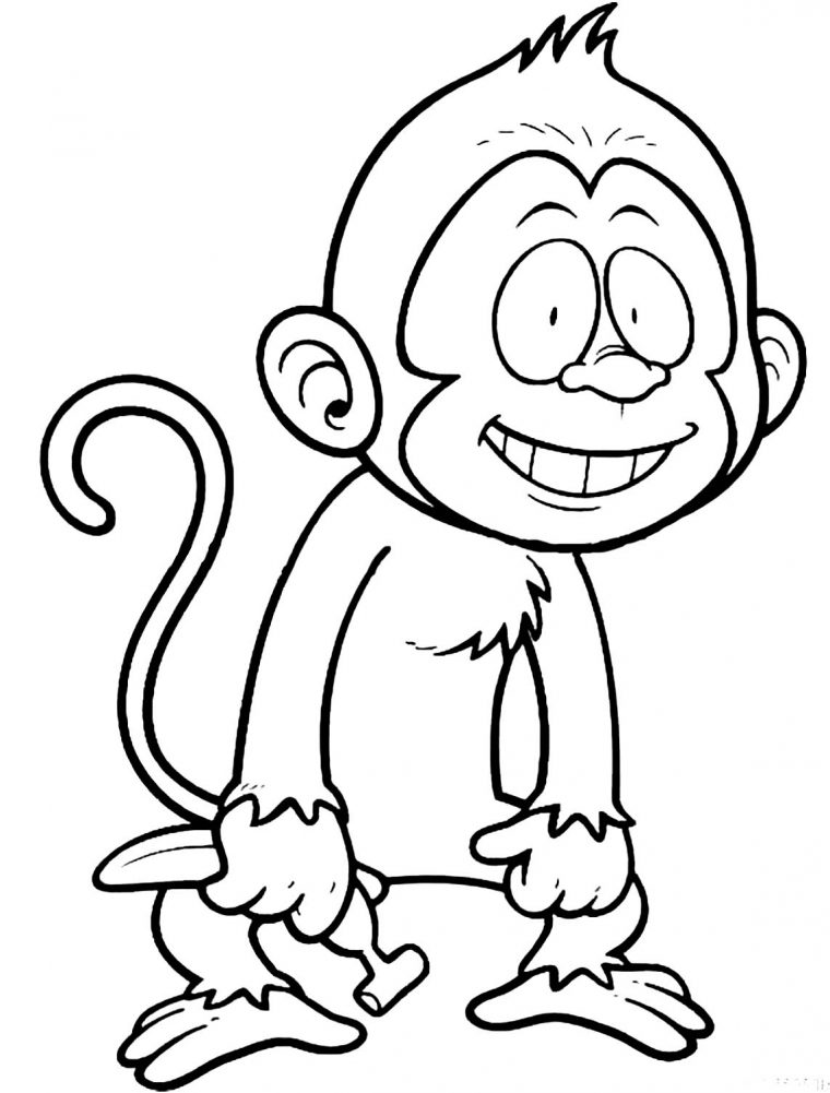 Dessin Facile Singe – Mignon Petit Dessin Anime De Singe En Format dedans Dessin Pour Enfant