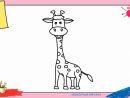 Dessin Girafe - Les Dessins Et Coloriage intérieur Dessin A Dessiner Facilement