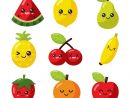 Dessin Kawaii Facile Fruit  Kawaii Cartoon Pear Fruit Clipart pour Fruit A Dessiner