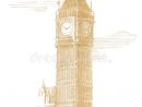 Dessin Londres Big Ben Illustration De Vecteur. Illustration Du Anglais serapportantà Dessin De Big Ben Londres