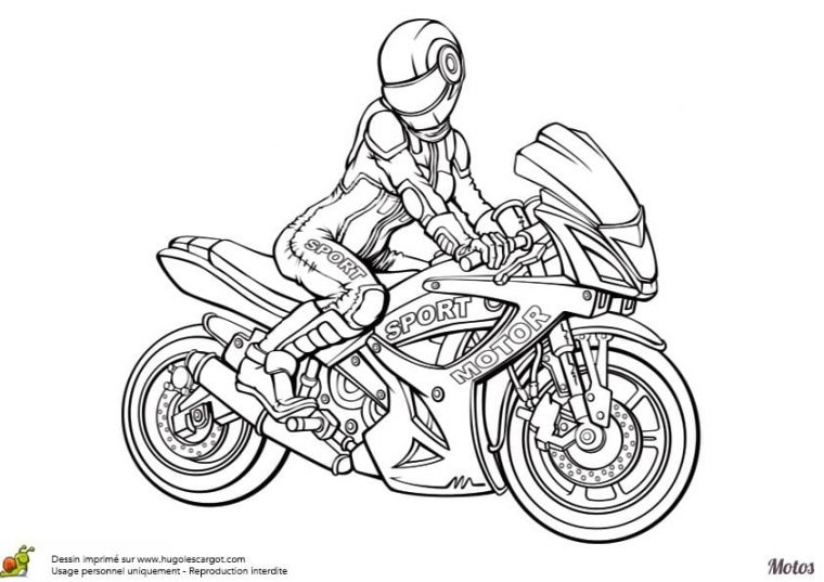 Dessin Moto Sportive – Coloriage Yamaha Moto De Course 19 Dessin Moto À tout Coloriage Moto De Course À Imprimer