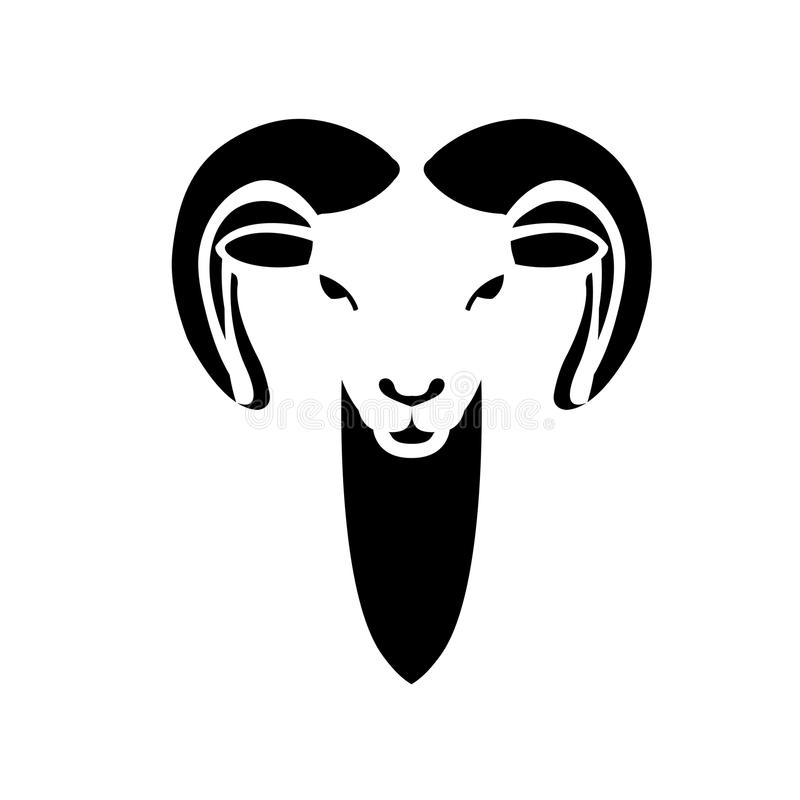 Dessin Noir Et Blanc D'Un Mouton Dans Le Profil Illustration De Vecteur dedans Dessin Mouton Stylisé