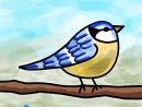 Dessin Oiseau Sur Branche Facile (25) - Objectif Dessin dedans Oiseau Dessin