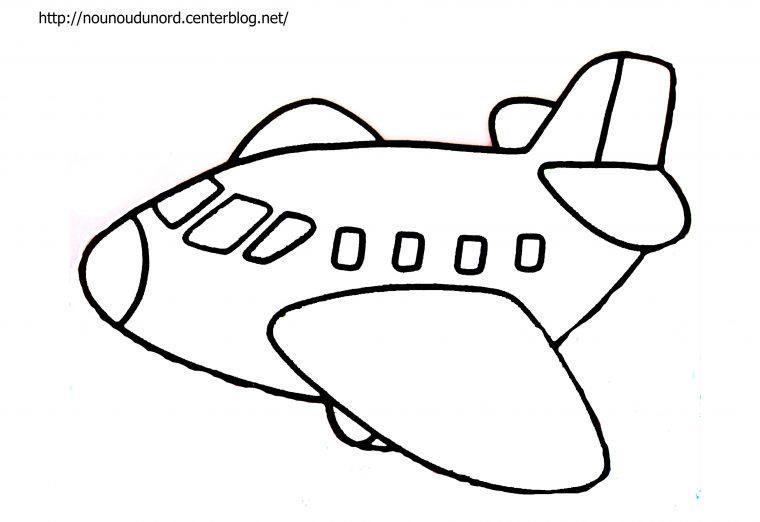 Dessin Simple Avion tout Avion Dessin