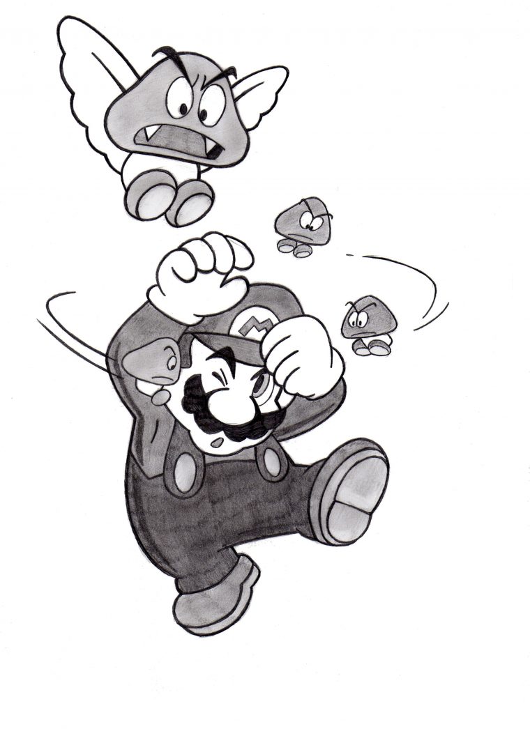 Dessin Super Mario 2 – Pencildrawing.fr pour Dessin De Super Mario