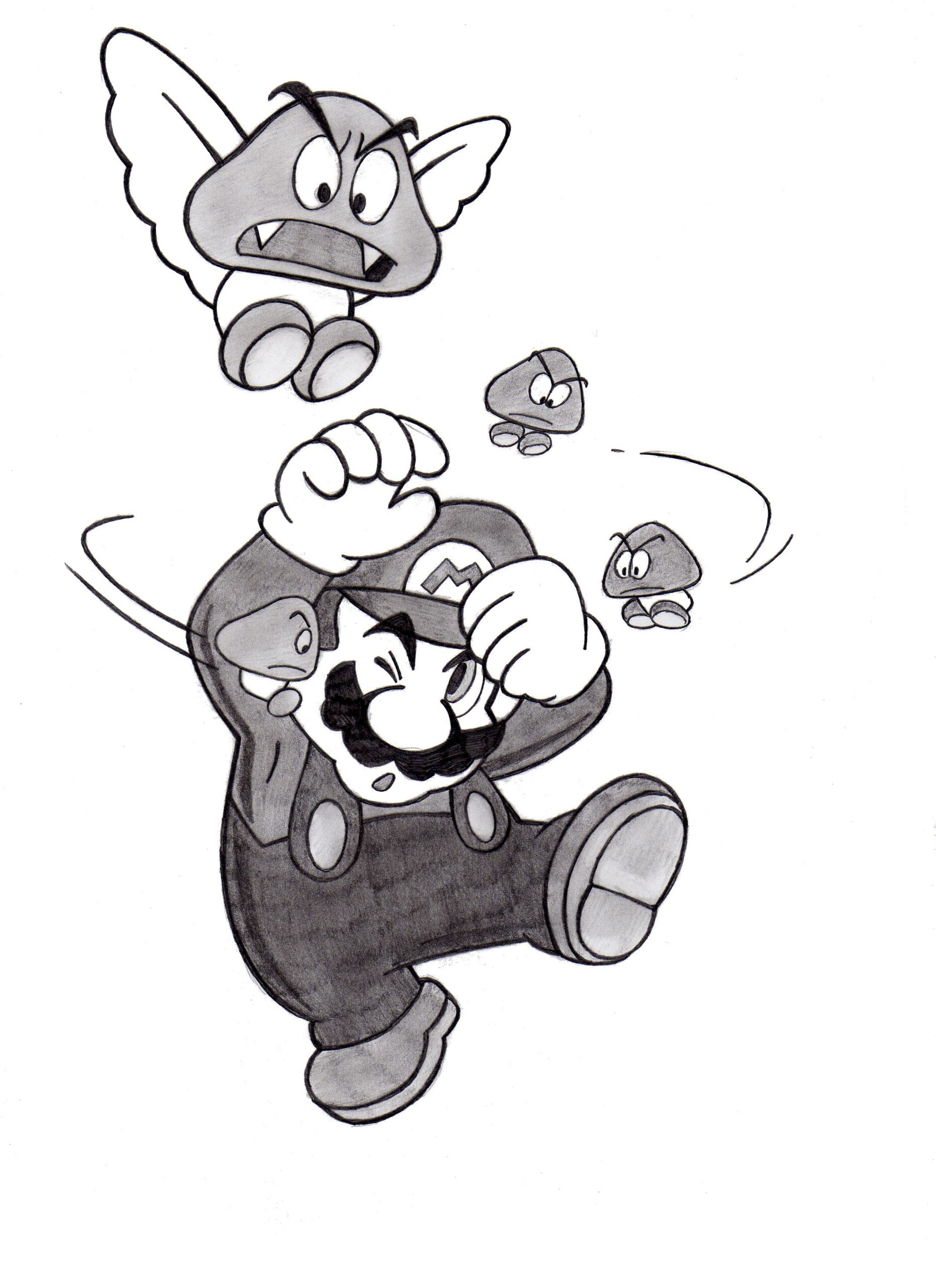 Dessin Super Mario 2 - Pencildrawing.fr pour Dessin De Super Mario 