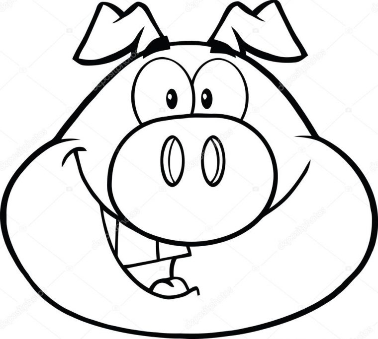 Dessin Tete De Cochon – Coloriage Papy Cochon Dans Peppa Pig À Imprimer avec Dessin Tete De Cochon