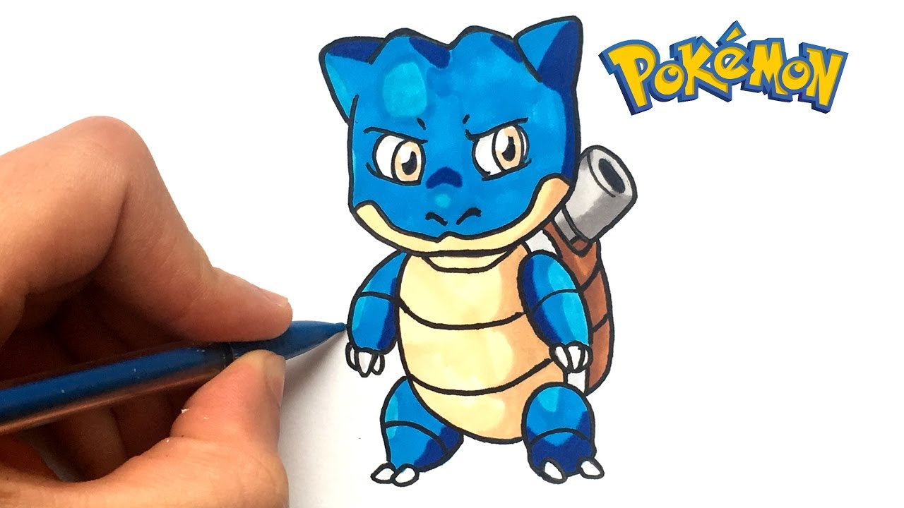 Dessin Tortank Bébé - Pokémon - encequiconcerne Dessin De Pokemon Facile 