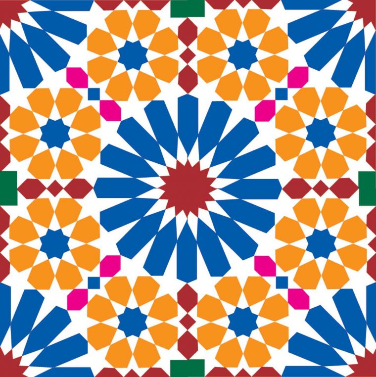 Dessin Vectoriel De Zellije Marocain – Motif Marocain serapportantà Motifs Dessins