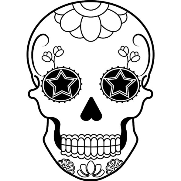 Dessiner Un Crâne Mexicain  Dessins Calavera, Dessin De Crâne, Crâne concernant Dessiner Une Tete De Mort 