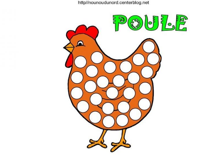 Dessiner Une Poule Maternelle – Dessin Et Coloriage dedans Coloriage La Petite Poule Rousse