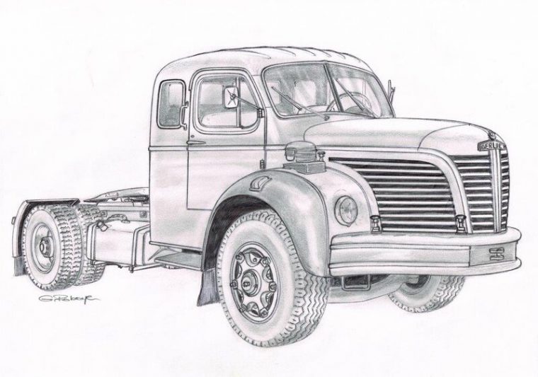 Dessins De Camions Anciens. – Le Blog Du Lignard pour Dessin Camion