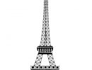 Dessins Et Coloriages: 5 Coloriages De La Tour Eiffel En Ligne À Imprimer encequiconcerne La Tour Eiffel A Colorier
