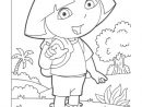 Dessins Pour Enfants Dora L'Exploratrice 15 à Jeux De Dora Coloriage Gratuit