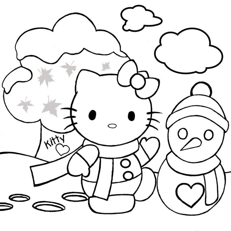 Dessus Coloriage A Faire Sur L Ordinateur Gratuit Hello Kitty  Des intérieur Coloriage De Noel A Colorier Sur L Ordinateur