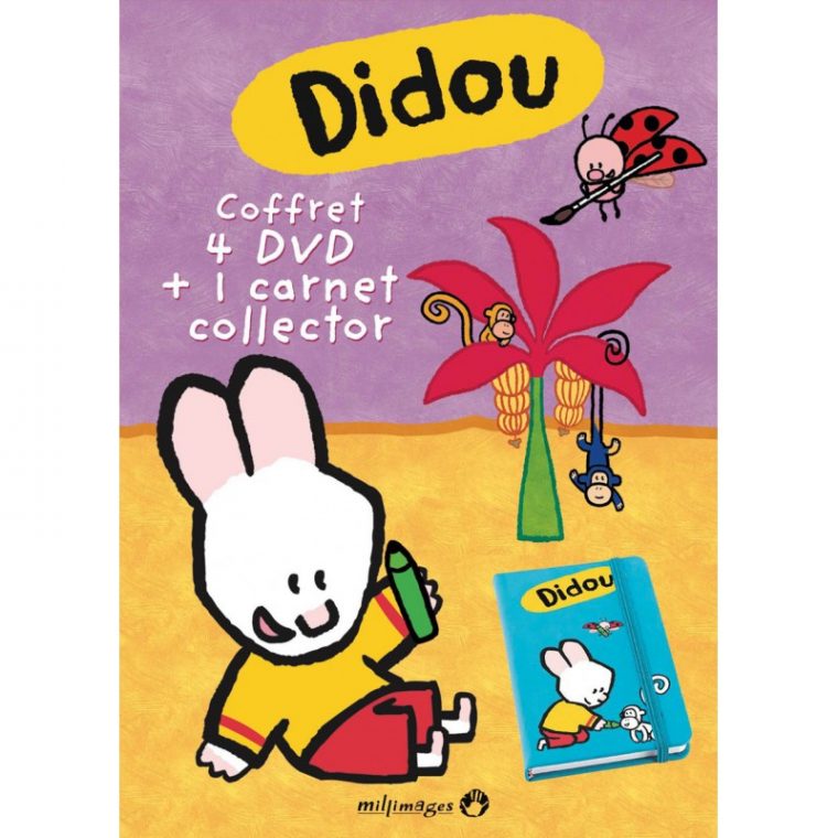 Didou Dessine-Moi – Coffret 4 Dvd : Vol. 5 + 6 + 7 + 8 – Esc Editions encequiconcerne Coloriage Didou