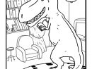 Dinosaurs To Print For Free : Funny T Rex - Dinosaurs Kids Coloring Pages à Dessin Dino