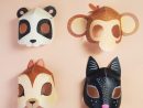 Diy : Des Masques 3D D'Animaux À Imprimer Pour Le Carnaval ! • Le Blog destiné Modele De Masque Carnaval