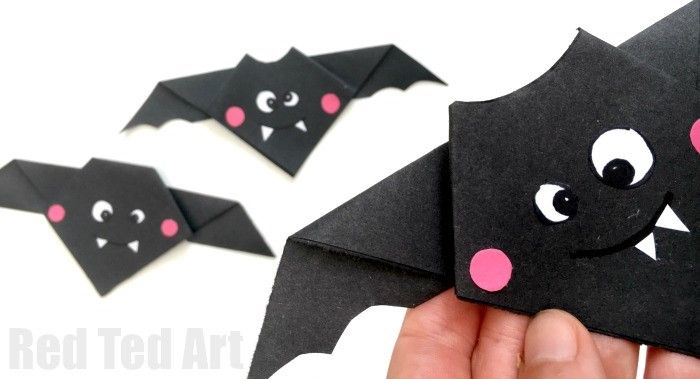 {Diy} Web ♥ Des Chauve-Souris Origami - Créamalice  Origami Facile tout Patron Chauve Souris Halloween 