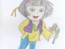 Dora - Dessin De Fille pour Comment Dessiner Kirikou
