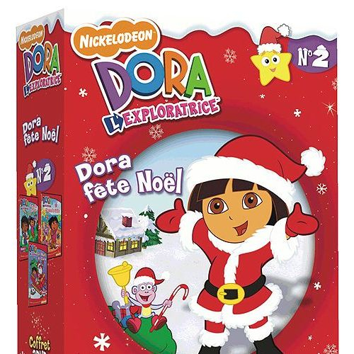 Dora L&amp;#039;Exploratrice - Coffret N° 2 : Dora Fête Noël - Pack  Rakuten dedans Dora Noel 