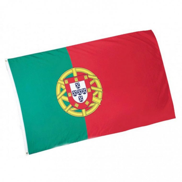 Drapeau Portugal En Tissu – Coupe Du Monde – A La Porte Bleue destiné Drapeau Portugal Imprimer