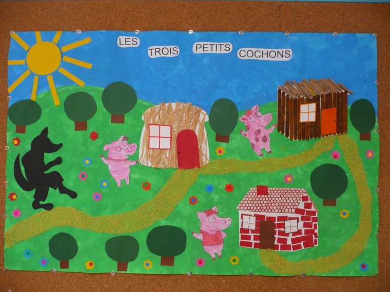 École Sainte Famille: Atelier Les 3 Petits Cochons Ps Fabienne avec Les Maisons Des 3 Petit Cochon