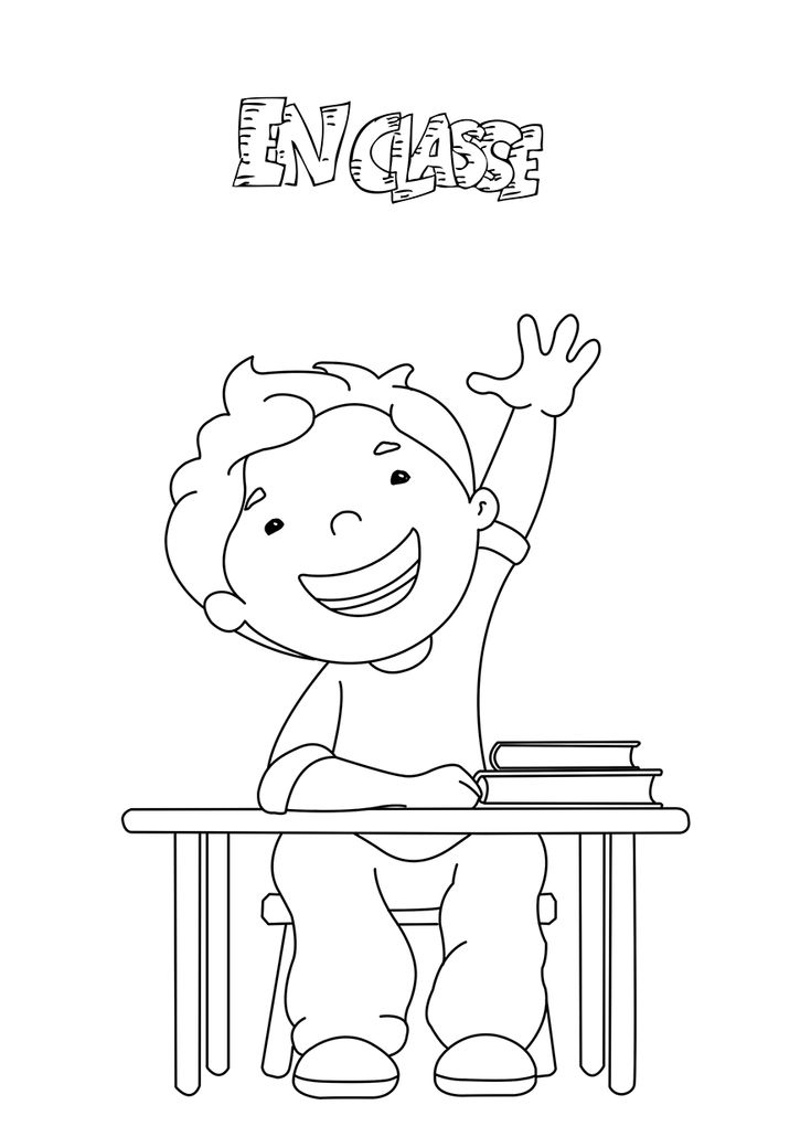 Eleve_Coloriage.gif (884×1238)  Coloring Pages, Family Activities serapportantà Coloriage Main 