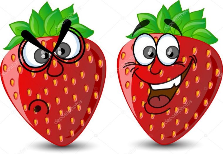 Emotion Dessin Animé Fraises Image Vectorielle Par Virinaflora 100 Олег à Fraise Dessin