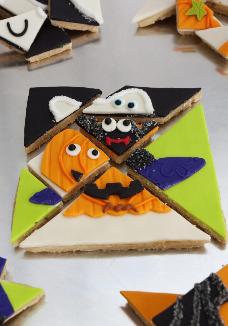 Enfants Québec Bricolage Gourmand: Les Tangrams D'Halloween – Enfants destiné Bricolage Halloween Pour Tout Petit